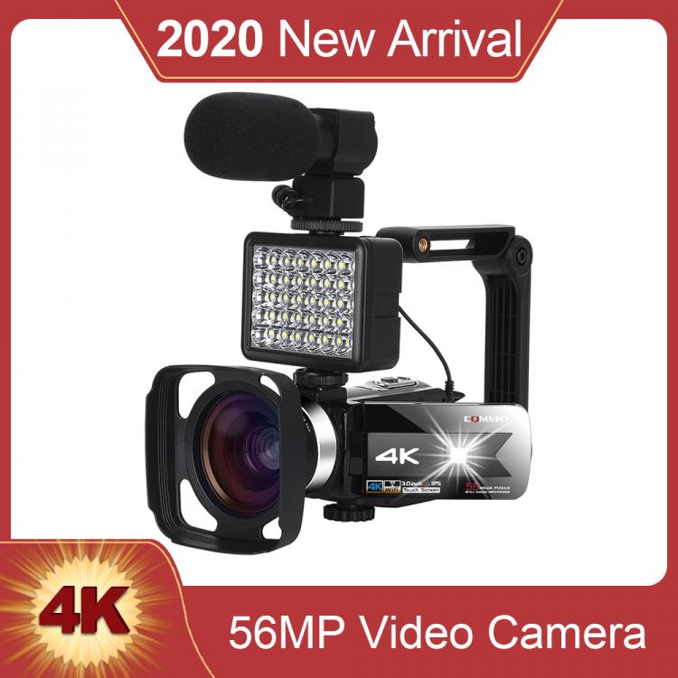 all in one place מצלמות ונלווים New Release Video Camcorder 4K WiFi Night Vision 56MP Built-in Fill Light Touch Screen Vlogging For Youbute Live Streaming