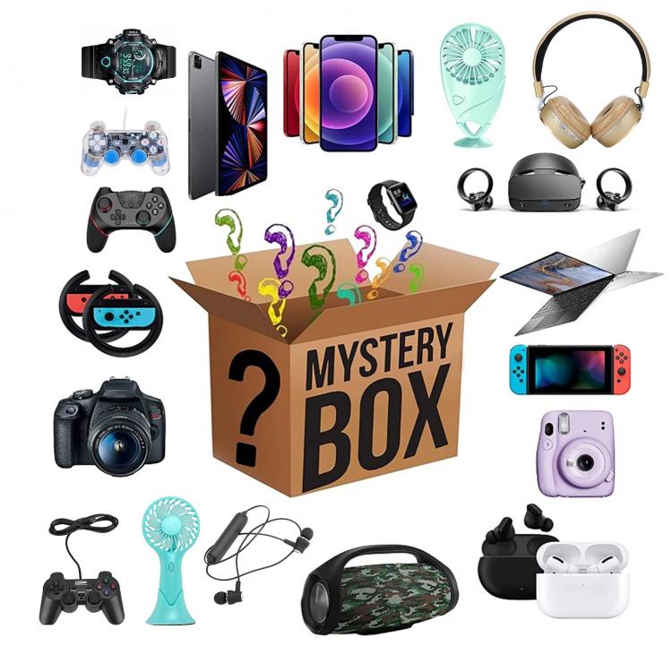 all in one place מצלמות ונלווים Lucky Box Toy Blind Boxes Mysterious Big Surprise Gift Bags Halloween Christmas Party Present Extra Hard Reinforced Carton