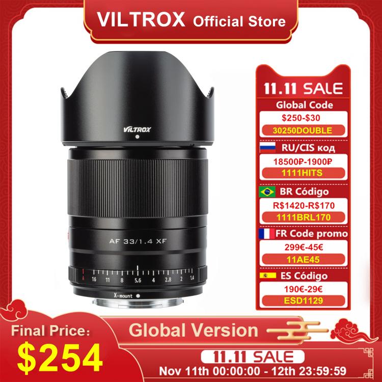 all in one place מצלמות ונלווים Viltrox 33mm F1.4 XF Auto Focus Portrait Large Aperture Lens APS-C For Fujifilm Fuji X Mount Camera Lens X-T3 X-T30 X-T20 X-Pro2