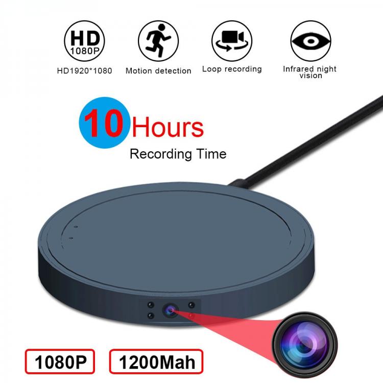 all in one place מצלמות ונלווים 2021 New Mini DV Camera 1080P HD Mini Camera Video Sensor Night Vision Home  DVR Video Sports Mini DV Wireless Charger