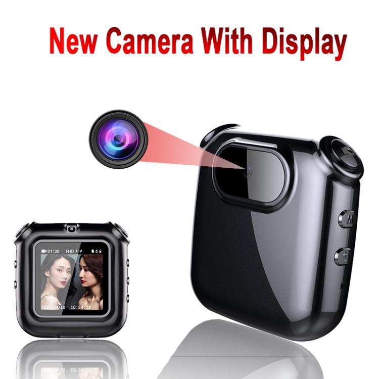 all in one place מצלמות ונלווים 2021 New 1080P FHD HD display mini camera Compact body cam design Clip ring portable DV recorder Video voice photo recorder