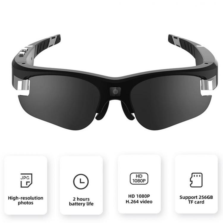 all in one place מצלמות ונלווים Smart Sunglasses 1080P HD Mini Camera Glasses Eyeglass 1920*1080 Video Recorder Records Real-Time Camera For Sports Camera