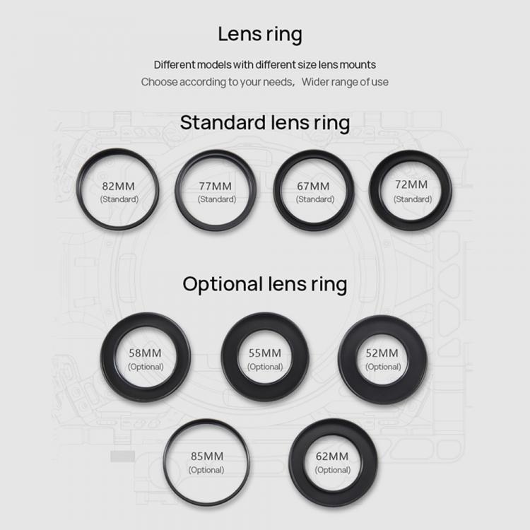 all in one place מצלמות ונלווים TILTA lens ring for MB-T15 Mini Dslr Matte box 55mm 58mm 77mm 67mm 82mm 58mm 55mm 52mm 85mm 62mm TILTAING