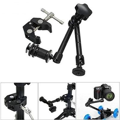 all in one place מצלמות ונלווים Super Clamp 7/11 Inches Stainless Steel Magic Articulated Arm for Mounting Monitor LED Light LCD Video Camera Flash Camera DSLR