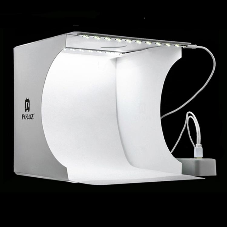 all in one place מצלמות ונלווים Mini Folding Photography Studio Soft Box Lightbox Softbox Background Kit Photo Studio Light box 2 LED Panels for DSLR Camera