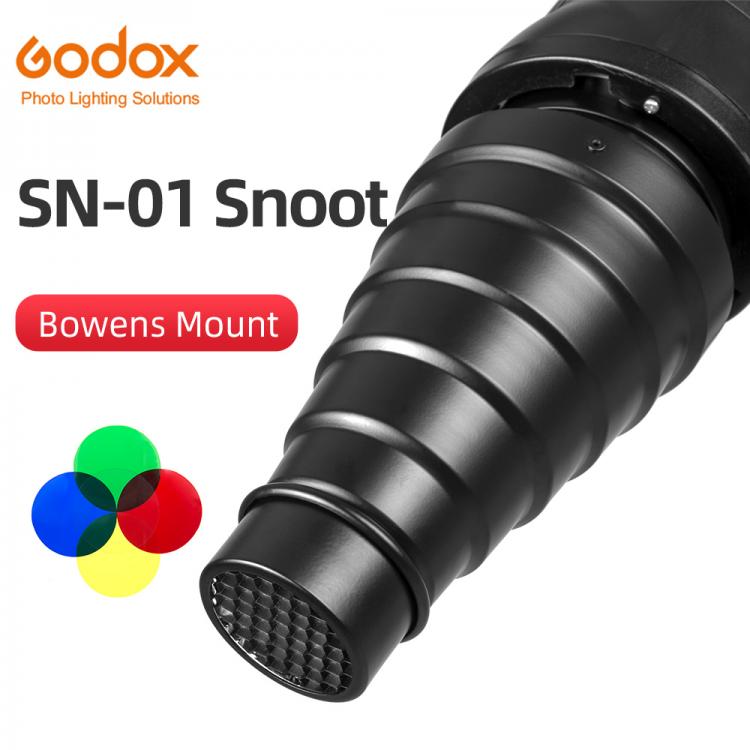all in one place מצלמות ונלווים GODOX SN-01 Bowens Mount large Snoot Professional Studio light Fittings