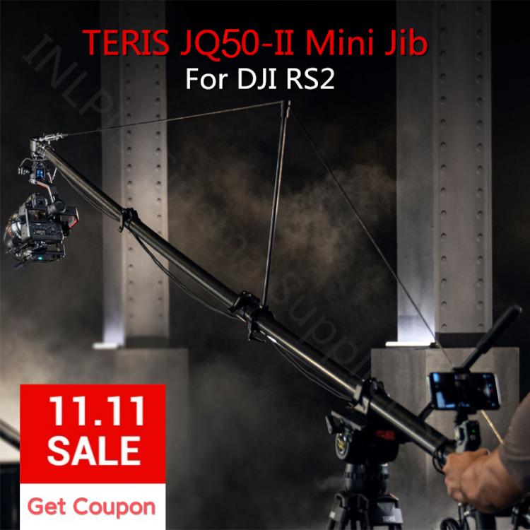 all in one place מצלמות ונלווים TERIS JQ50-II 5 Meter Carbon Fiber Professional mini DSLR Video Camera Jib Crane Arm