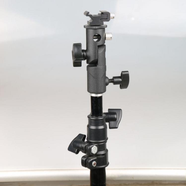 all in one place מצלמות ונלווים Universal Metal Flash Light Bracket Stand Speedlite Umbrella Holder adapter with 1/4" 3/8" Screw Mount Hot Shoe
