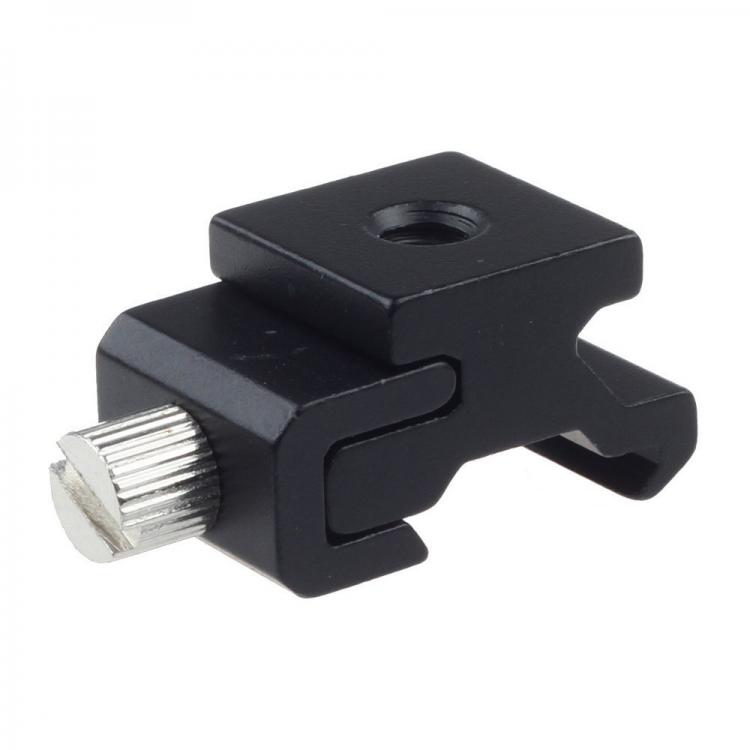 all in one place מצלמות ונלווים Camera Metal Cold Shoe Hot Shoe Flash Bracket Mount Adapter With 1/4 Tripod Screw To Light Stand Tripod Camera Accessories