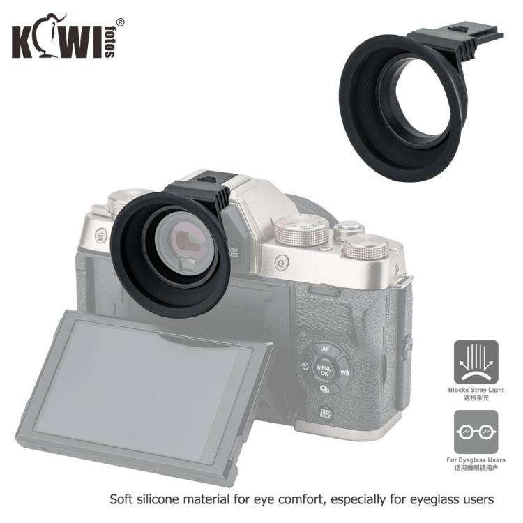 all in one place מצלמות ונלווים Soft Silicone Camera Eyecup Eyepiece Viewfinder for Fuji Fujifilm XT100 X-T100 Eye cup Protector Installation via Hot Shoe Mount