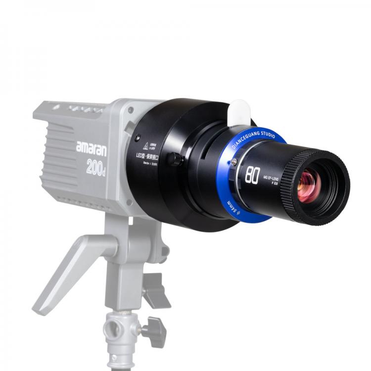 all in one place מצלמות ונלווים Conical Snoot Studio Lighting Accessory for LED Light Flash Strobe Light with Bowens Mount 20 Gobos F2.0 80mm Lens