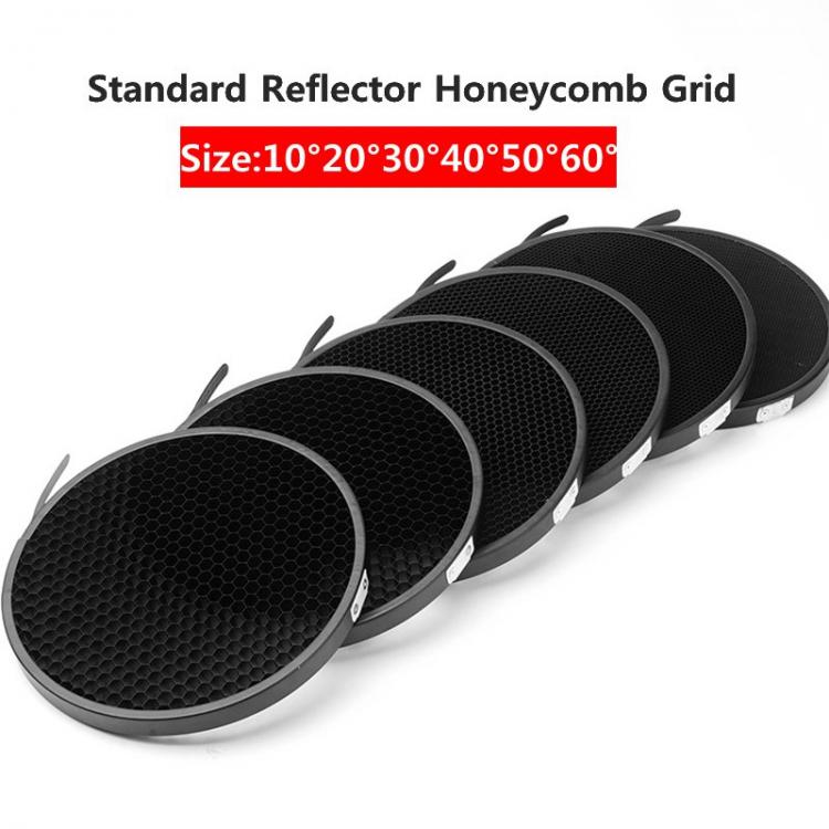 all in one place מצלמות ונלווים Standard Reflector Aluminum Honeycomb Grid 17cm 10/20/30/40/50/60 Degree for Bowens Standard Reflector Grid Photography Studio