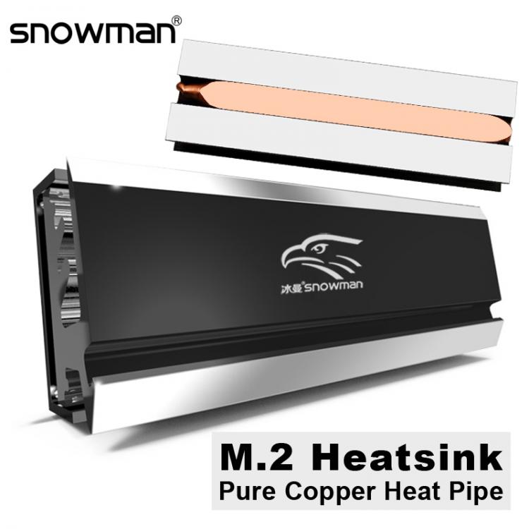 all in one place חומרה SNOWMAN Heat Pipe M2 Heatsink Copper SSD M.2 Cooler 2280 Solid State Hard Disk M2 Radiator NVME NGFF PCIE M2 Cooling Thermal Pad