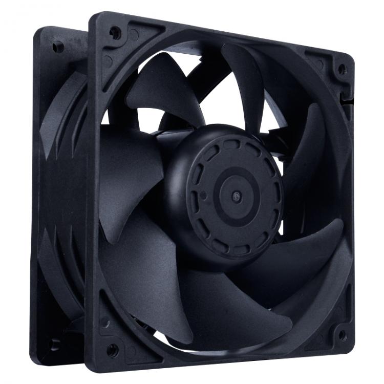 all in one place חומרה 12038 12V High Speed Two Ball Bearing 12cm Case Cooling System Fan For Computer BTC Mining Cabinet Server 120mm Ventilator Kit