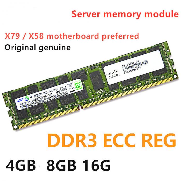 all in one place חומרה SAMSUNG ECC REG 16GB 8GB 4GB DDR3 2RX4 PC3-10600R 12800R 14900R 1866Mhz 1600Mhz 1333Mhz PC Server memory RAM 16G 8G 4G X79 X58