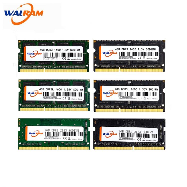 all in one place חומרה WALRAM memoria ram DDR3 DDR4 8GB 4GB 16GB laptop Ram 1333 1600 2400 2666 2133 DDR3L 204pin Sodimm Notebook memory 1.35V/1.5V