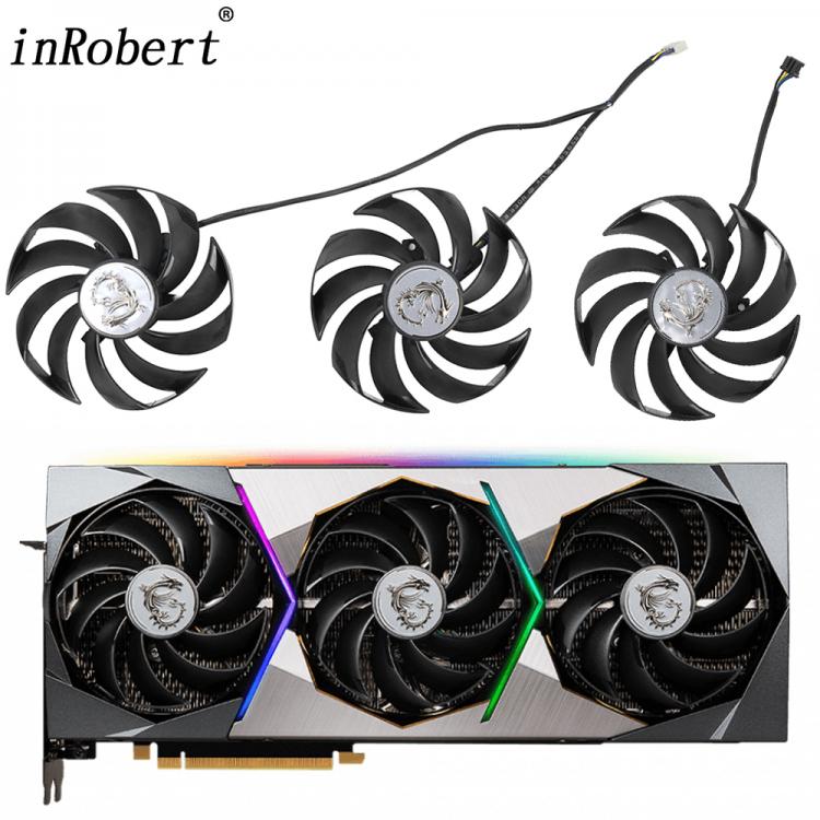 all in one place חומרה New 95MM PLD10010B12HH GPU Cooler Fan Replacement For MSI GeForce RTX 3070 3070Ti 3080 3080Ti 3090 SUPRIM X Graphics Video Card