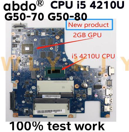 all in one place חומרה NM-A271 NM-A361 motherboard For Lenovo G50-70 G50-80 G50-80M motherboard i5 4210U CPU 2GB GPU 100% test work New product