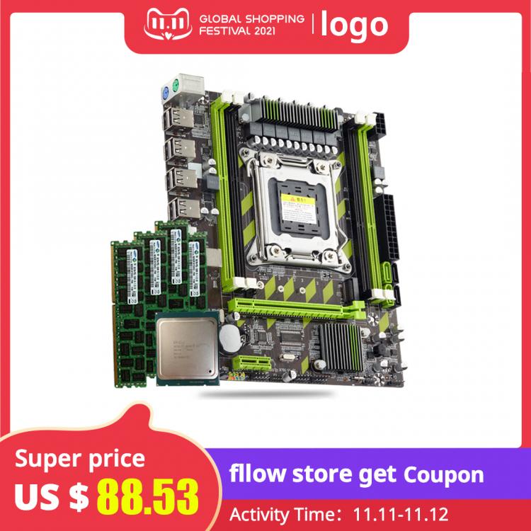 all in one place חומרה Xeon E5 2640 CPU E5-2640 X79-G  X79 Motherboard Set With LGA2011 Combos  4pcs * 4GB = 16GB Memory DDR3 RAM PC3 10600R 1333Mhz