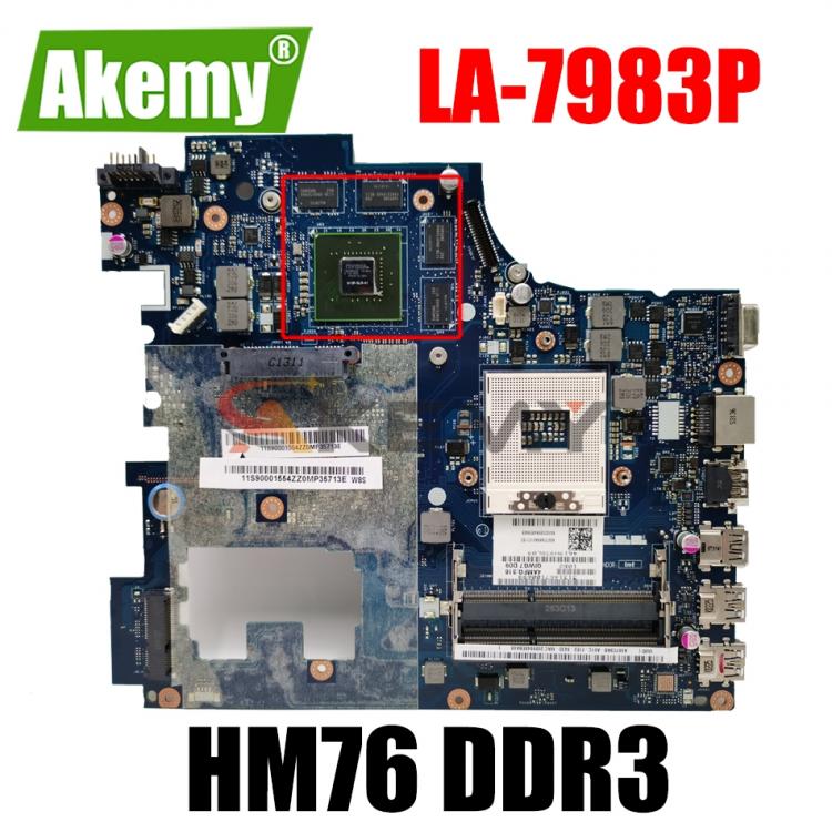 all in one place חומרה High quality LA-7983P For Lenovo Ideapad G780 QIWG7 LA-7983P HM76 PGA989 DDR3 8 video chips motherboard 100% fully tested