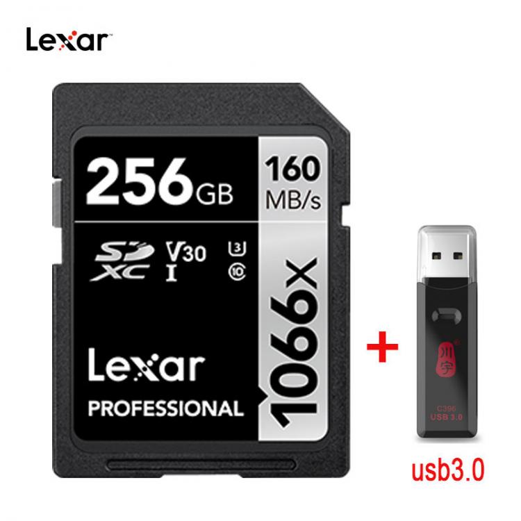 all in one place אביזרים Lexar SD Card 1066X Original up to 160 MB/s 64GB 128GB 256GB SDXC UHS-I U3 V30 Flash Memory Card For 3D 4K Digital Camera