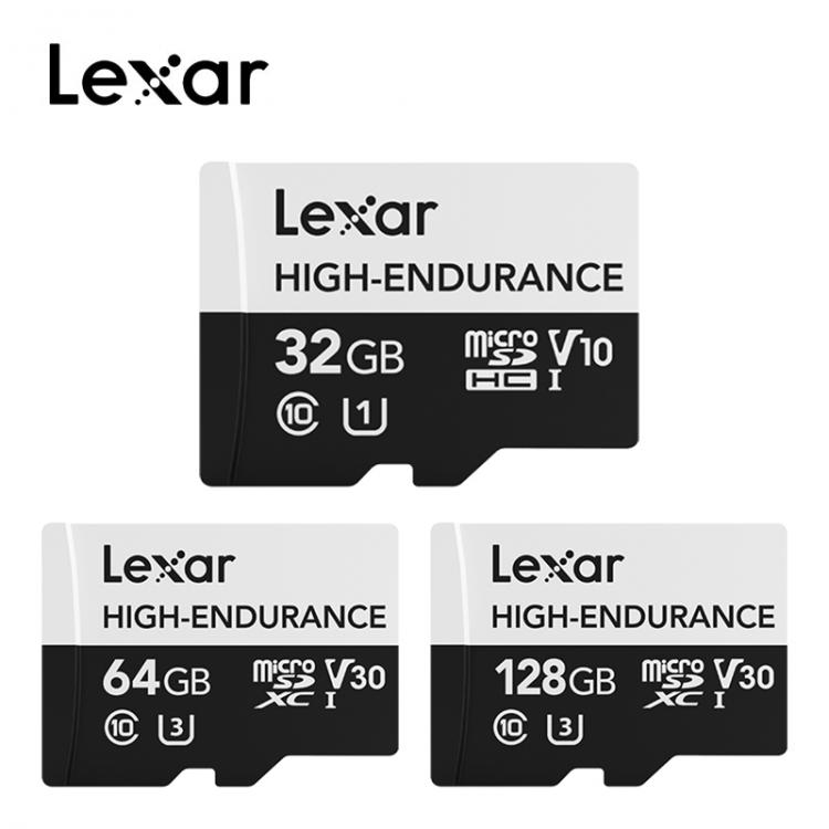 all in one place אביזרים Lexar High Endurance Micro SD Card Max 100MB/s Memory Card 32GB SDHC V10 64GB SDXC V30 C10 Waterproof TF Card For 4K Video