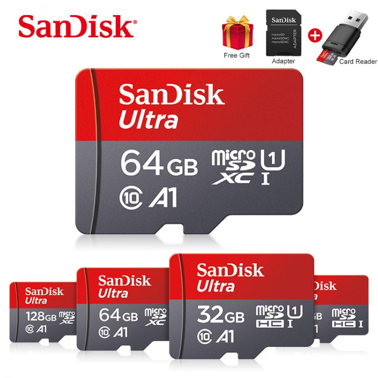 all in one place אביזרים SanDisk Micro SD Card 256GB 128GB 64GB 32GB 16GB TF card usb flash memory card 98mb/s microsd Class10Flash cards for Phone