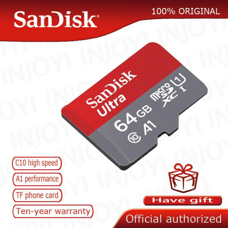 all in one place אביזרים Sandisk Micro SD Card in Memory Card class 10 A1 Flash Memory Card MicroSDHC MicroSDXC UHS-1 MicroSD cartao de memoria