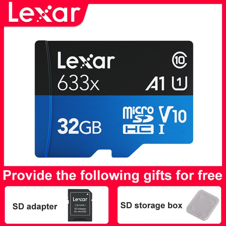 all in one place אביזרים Lexar 633x novo original 100mb/s micro cartão sd 512gb 128g 256gb sdxc sdhc leitor de cartão de memória Uhs-1 para zangão gopr