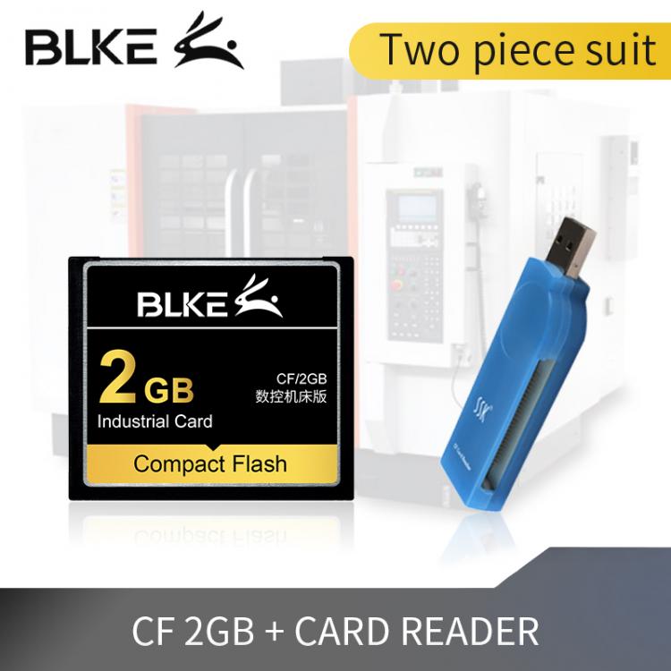 all in one place אביזרים Two piece suit BLKE CF card +card reader Compact Flash Card 4GB 2GB 1GB 512MB 256MB 128MB For Machine tool/CNC/Fanuc Memory card