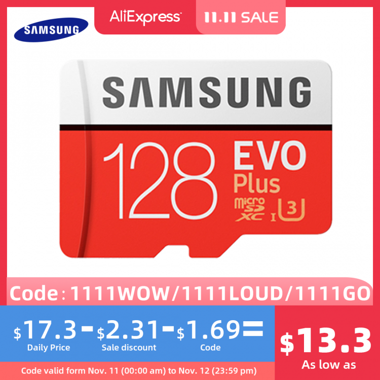 all in one place אביזרים SAMSUNG Memory Card Micro SD Card 256GB 32G 64GB Microsd Micro SD 128GB 512G SDHC SDXC Grade EVO+ C10 UHS TF Flash SD Cards