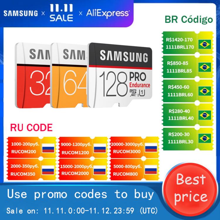 all in one place אביזרים SAMSUNG Micro SD card 64GB 128GB High Speed 100 MB/S Memory Card EVO Plus Class10 TF Card  256GB C10 UHS-I U3 cartao de memoria
