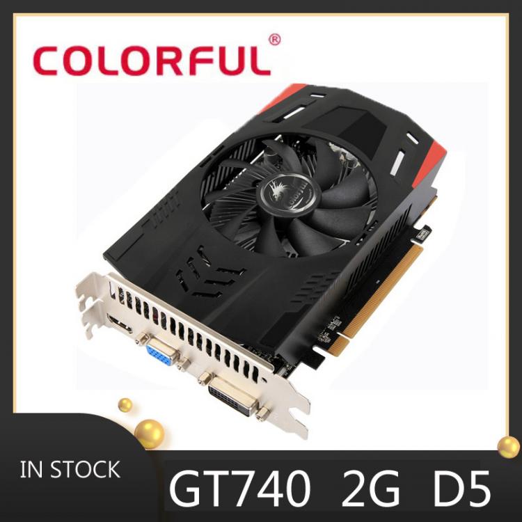 all in one place חומרה GeForce GT740 2G 64bit GDDR5 MA GP108-300 300w Game COMPUTER GRAPHICS VIDEO CARD for DELL/LENOVO PC not gt 710 730 740 1050ti