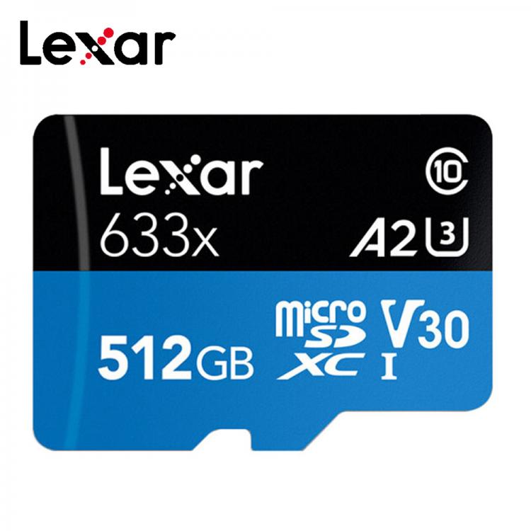 all in one place אביזרים Lexar 633X Micro sd card 256GB 128GB 64GB 32GB 95MB/s 512GB 100MB/s Memory card Class10 UHS-1 U3 flash Memory Microsd TF Cards