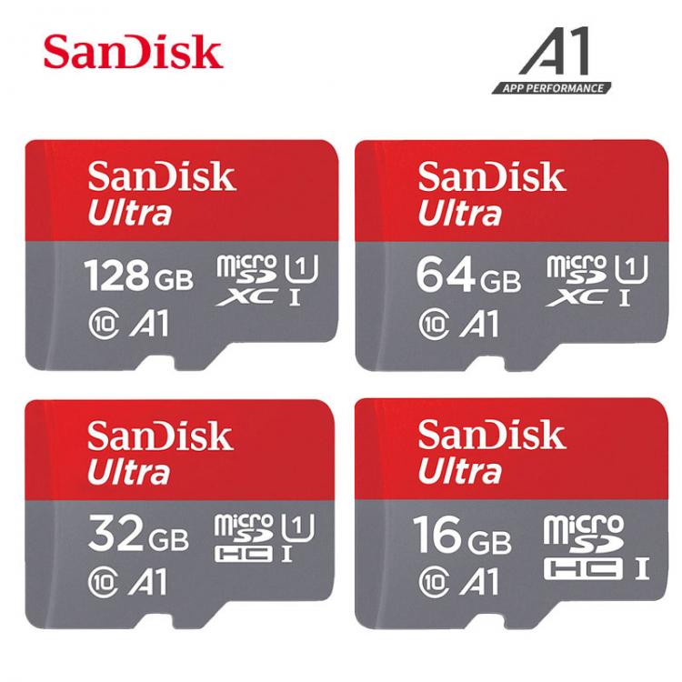 all in one place אביזרים 100% Original Sandisk Micro SD Card Class10 TF card 16gb 32gb 64gb 128gb memory card 512gb 256gb tarjeta micro sd for samrtphone