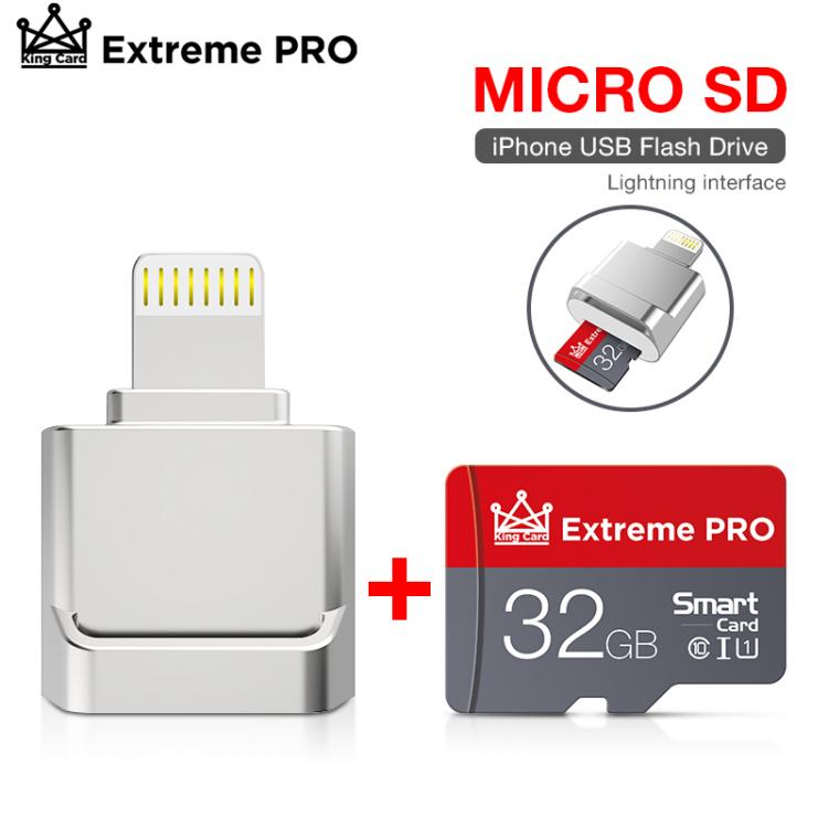 all in one place אביזרים Pen Drive Usb Memory card MicroSD /TF card Reader Card Reading Plug&Play Lightning to Adapter No Need Driver For Iphone IOS13