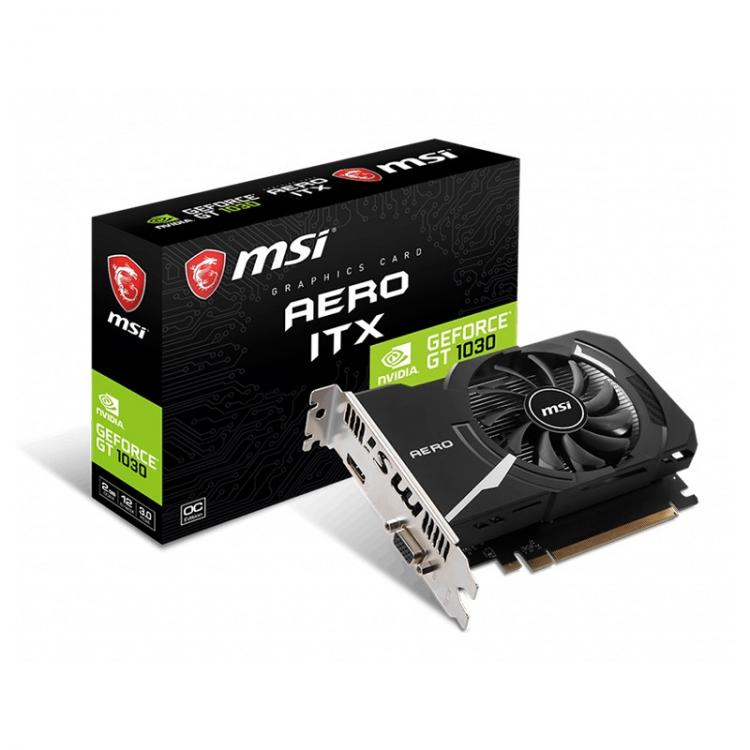 all in one place חומרה MSI GT1030 Office Graphics ITX Desktop Computer HD Video Card DDR4 64bit VGA and HDMI Graphics Card GT1030 AERO ITX 2GD4 OCV1