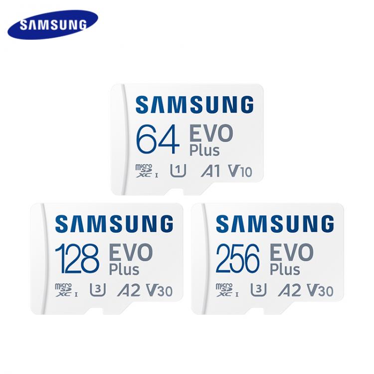 all in one place אביזרים 100% Original Samsung Memory Card EVO PLUS 128GB 256GB U3 Reading Speed 100M/s Micro SD Card Class 10 64GB U1 UHS-I TF Card
