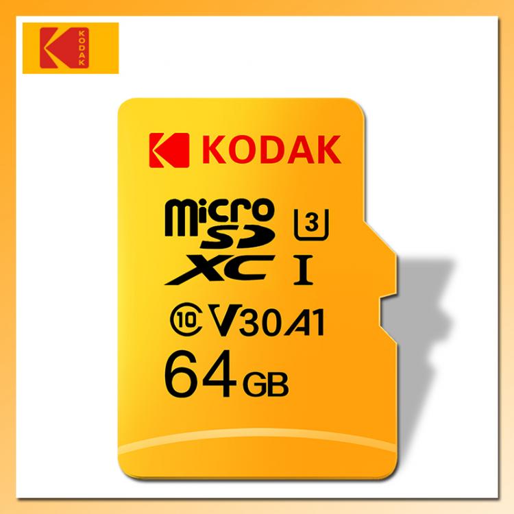 all in one place אביזרים KODAK Micro SD Card 128GB 256GB Memory Card 32GB 16GB High Speed Microsd 64GB Class 10 A1 U3 TF Cards