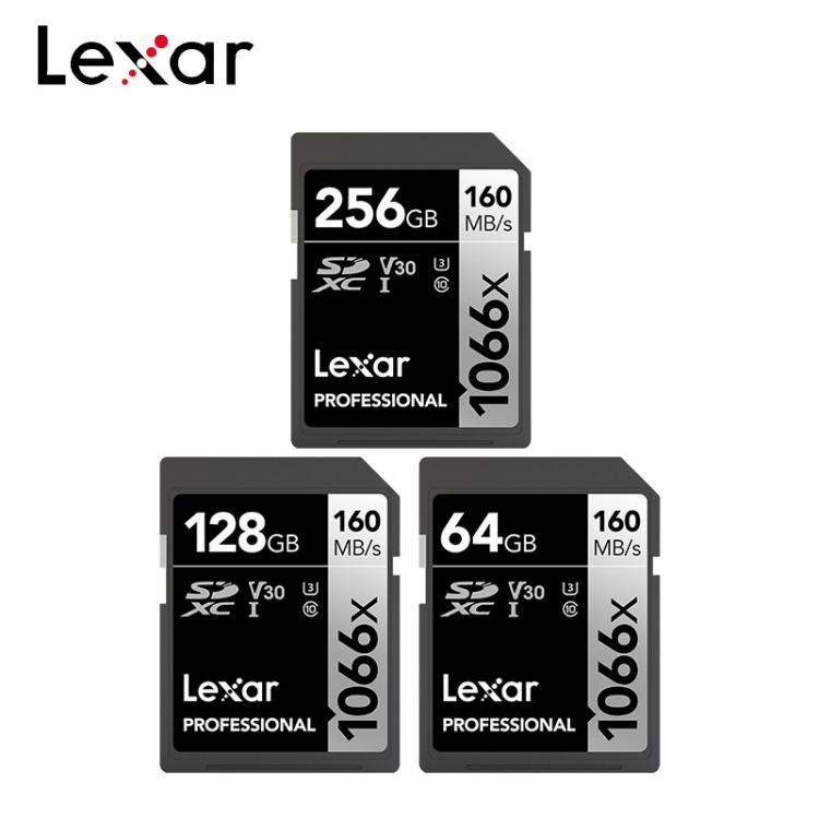 all in one place אביזרים Lexar Professional 1066x SD Card High Speed 160MB/s U3 V30 Class 10 64GB UHS-I 128GB 256GB Memory Card  For 4K UHD Camera