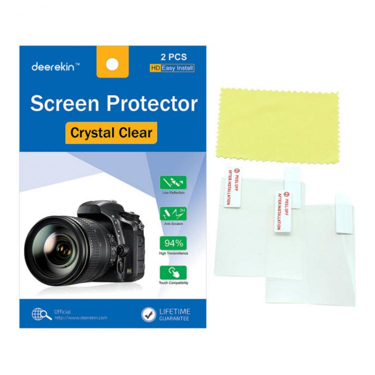 all in one place אביזרים 2x Deerekin LCD Screen Protector Protective Film for Canon PowerShot IXY 200 / ELPH 185 / IXUS 185 Digital Camera