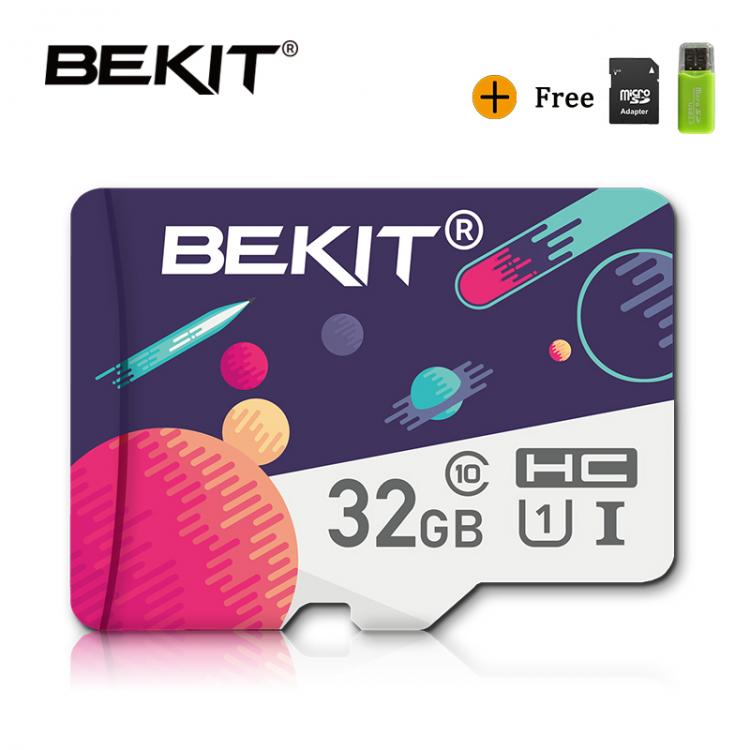all in one place אביזרים Bekit Memory Card 100% Original 8gb 16gb 32gb 128gb 256gb Class10 Memory Card Mini TF/SD cartao de memoria U1/U3 For phone
