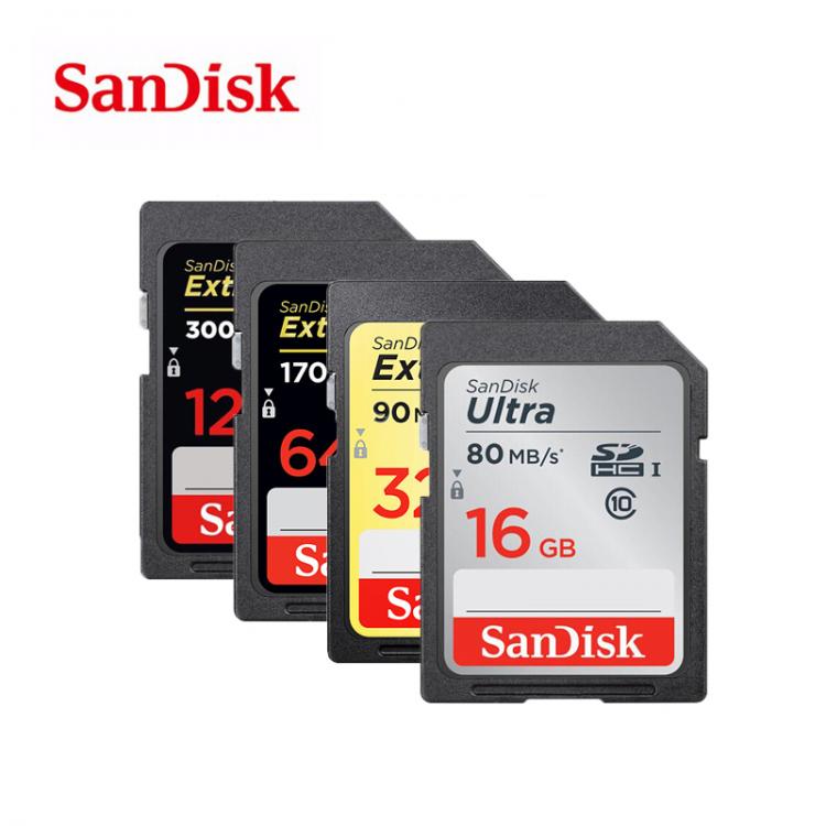 all in one place אביזרים SanDisk Extreme Pro Memory Card SDHC/SDXC SD Card 512GB 256GB 128GB 64GB 32G Class10 U1 U3 4K 16G memoria Flash Card for Camera
