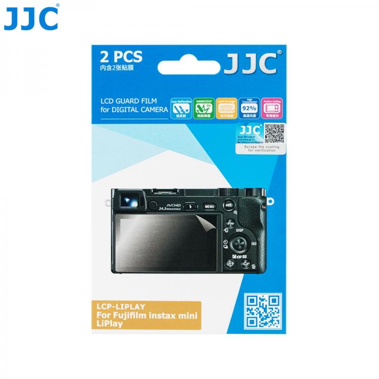 all in one place אביזרים JJC 2PCS HD PET Film Camera Screen Protector Display Cover LCD Guard for FUJIFILM Instax Mini LiPlay Digital Cameras