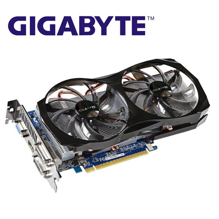 all in one place חומרה GIGABYTE GV-N650WF2-1GI Graphics Cards GTX650 1GB 128Bit GDDR5 Video Card for nVIDIA GTX 650 Geforce HDMI Dvi VGA Cards Used