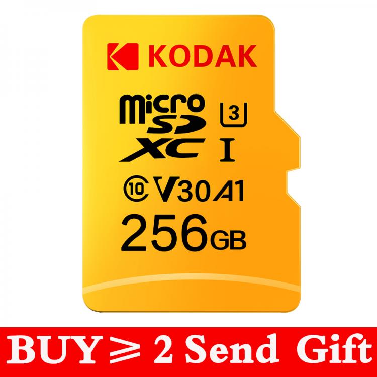 all in one place אביזרים KODAK Micro SD 128GB 256GB 512GB Flash Card 32GB 64GB U1 TF card 4K Class 10 Tarjeta Micro SD card U3 UHS-I 16GB microsd