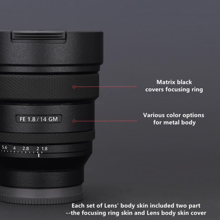all in one place אביזרים FE 14mm F1.8 GM Lens Premium Decal Skin For Sony FE14mm F1.8GM / FE14mmF1.8GM Lens Protector Wrap Cover Sticker ( SEL14F18GM )