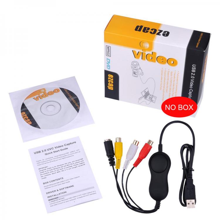 all in one place חומרה EZCAP 158 S-Video Audio Grabber Capture Analog Video From VHS,Camcorder,Game Box To Digital File for Windows10/8/7 MAC OS Win10