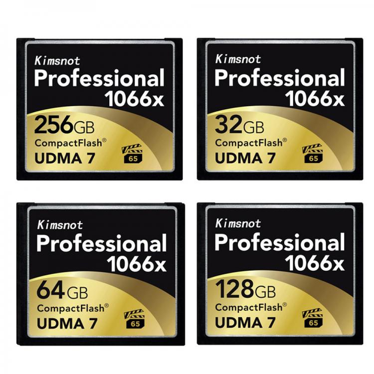 all in one place אביזרים Kimsnot professional Memory Card 256GB 128GB 64GB 32GB CF Card 1066x Compactflash 160Mb/s  Compact Flash Card for DSLR Camera