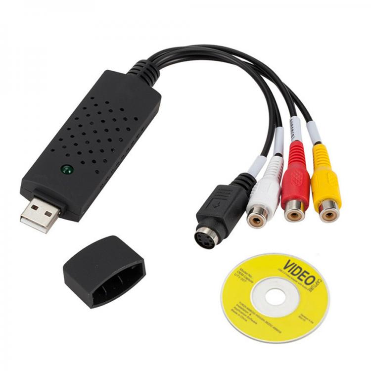 all in one place חומרה Video Capture Card USB 2.0 TV Tuner VHS To DVD Video Capture Converter  Audio For Win7/8/XP/Vista with USB Cable